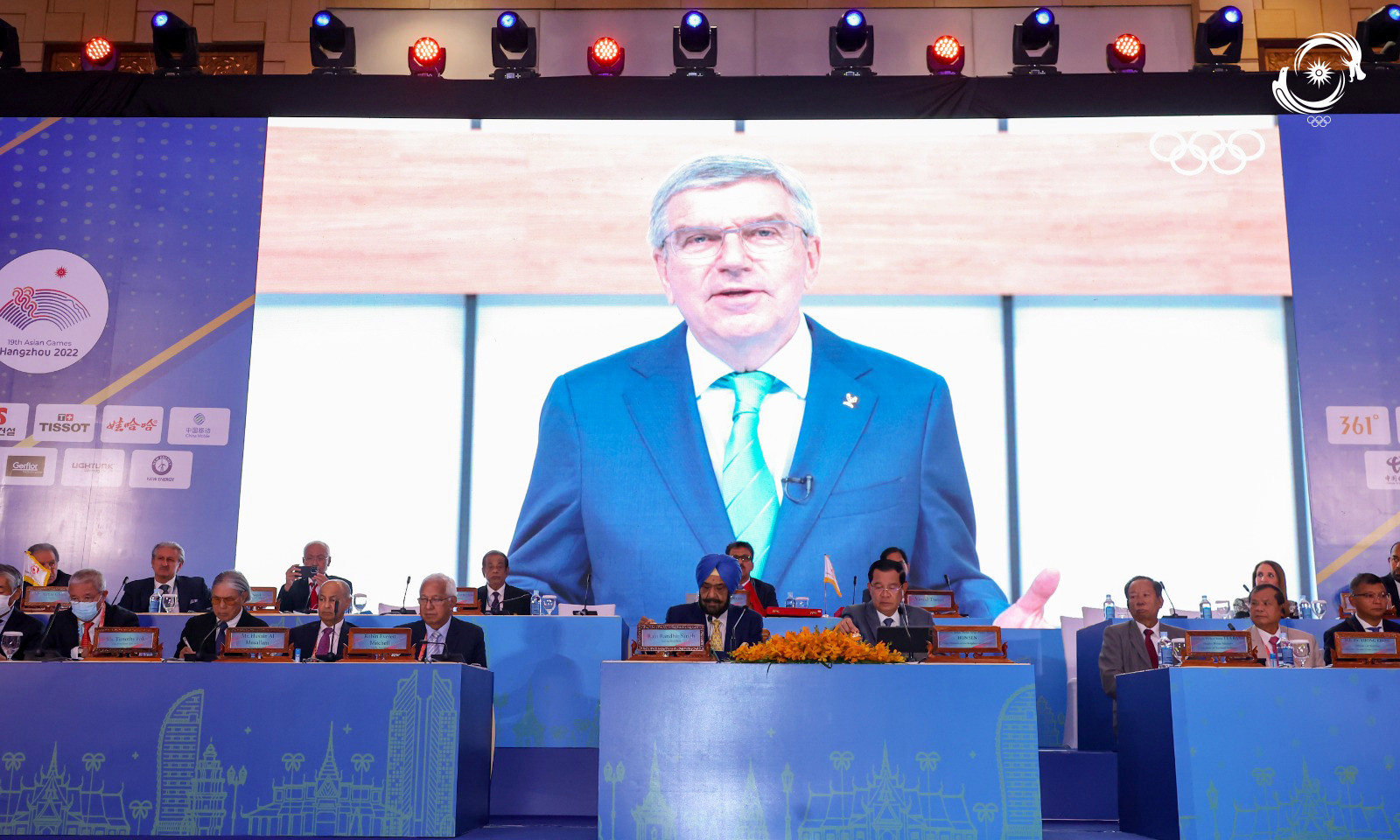 International Olympic Committee President Thomas Bach commended Asia on its hosting of the last three Olympic Games ©OCA