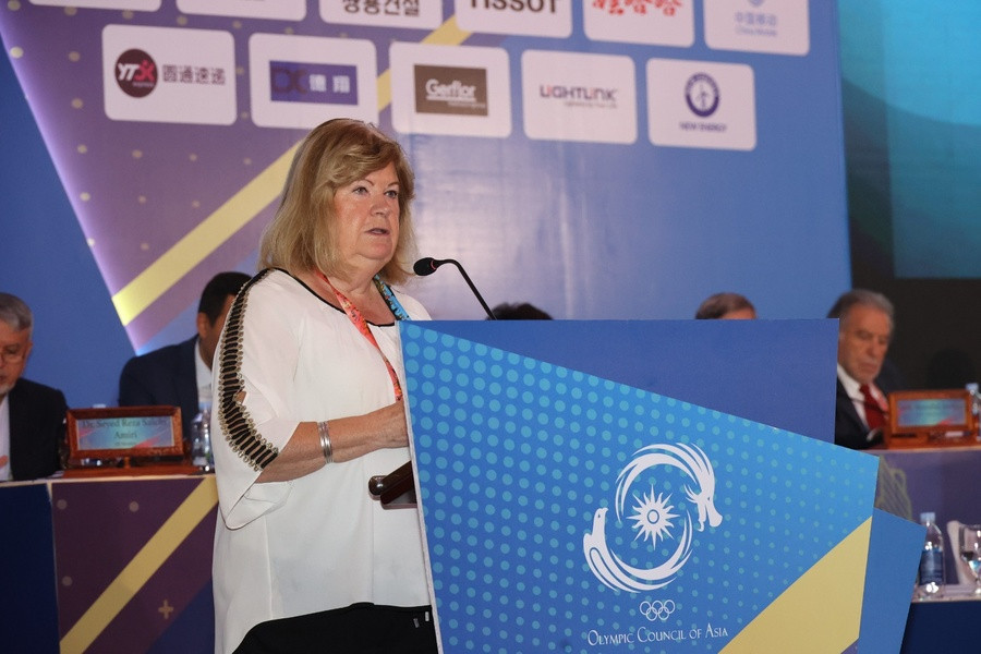Association of National Olympic Committees secretary general Gunilla Lindberg outlined plans for the organisation's General Assembly in Seoul later this month, which is set to be attended in-person by all but six NOCs ©OCA