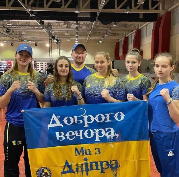 There was confusion at the European Junior Boxing Championships before it was announced that Ukrainian athletes were allowed to compete under their own flag ©Facebook