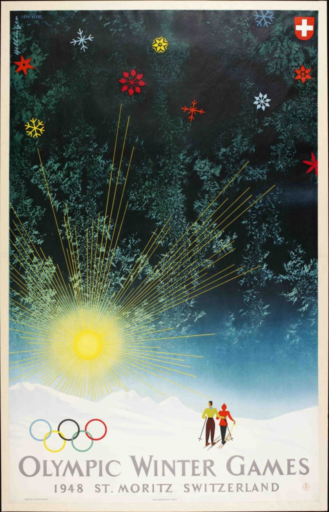 St Moritz was the last Swiss city to host the Winter Olympic Games back in 1948 ©Olympic Museum