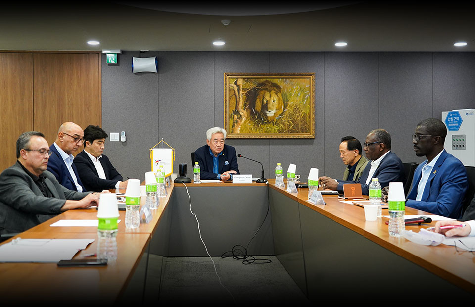 World Taekwondo President Chungwon Choue met with four continental heads in Seoul ©World Taekwondo