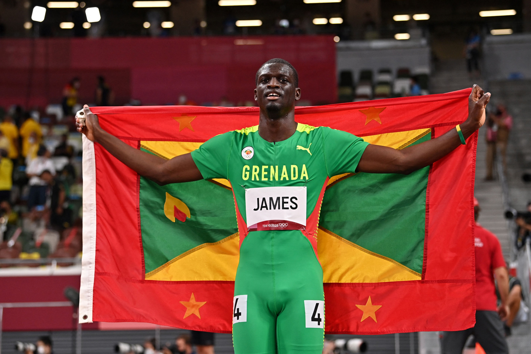 Kirani James has won all three of Grenada's Olympic medals ©Getty Images