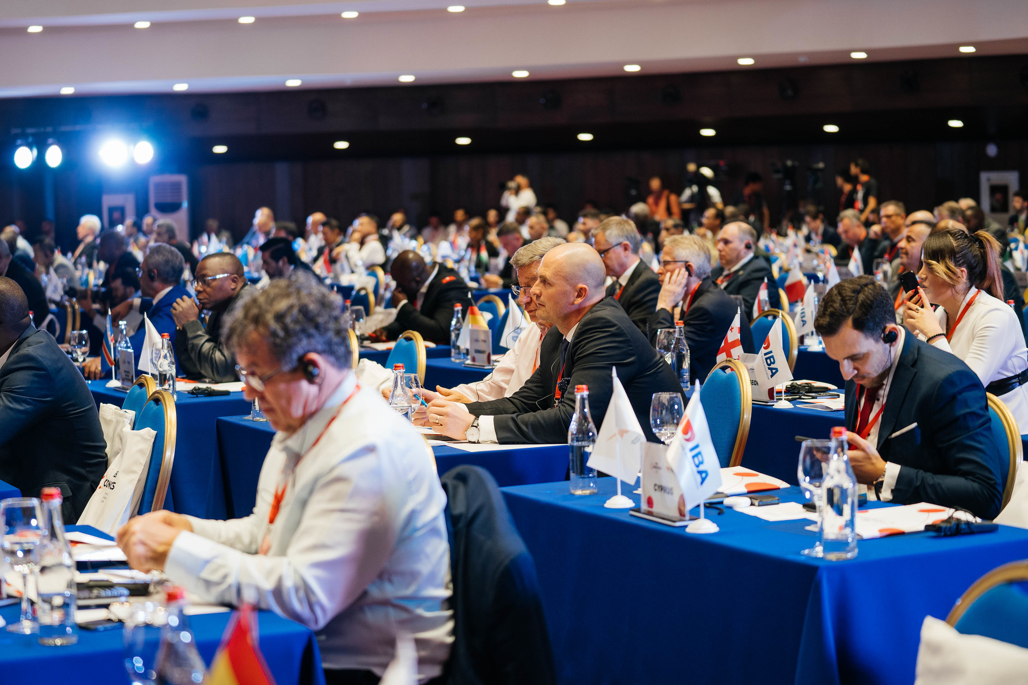 The IBA Extraordinary Congress was attended by delegates both in-person in Yerevan and virtually, with an increase in National Federations present following the power cut ©IBA