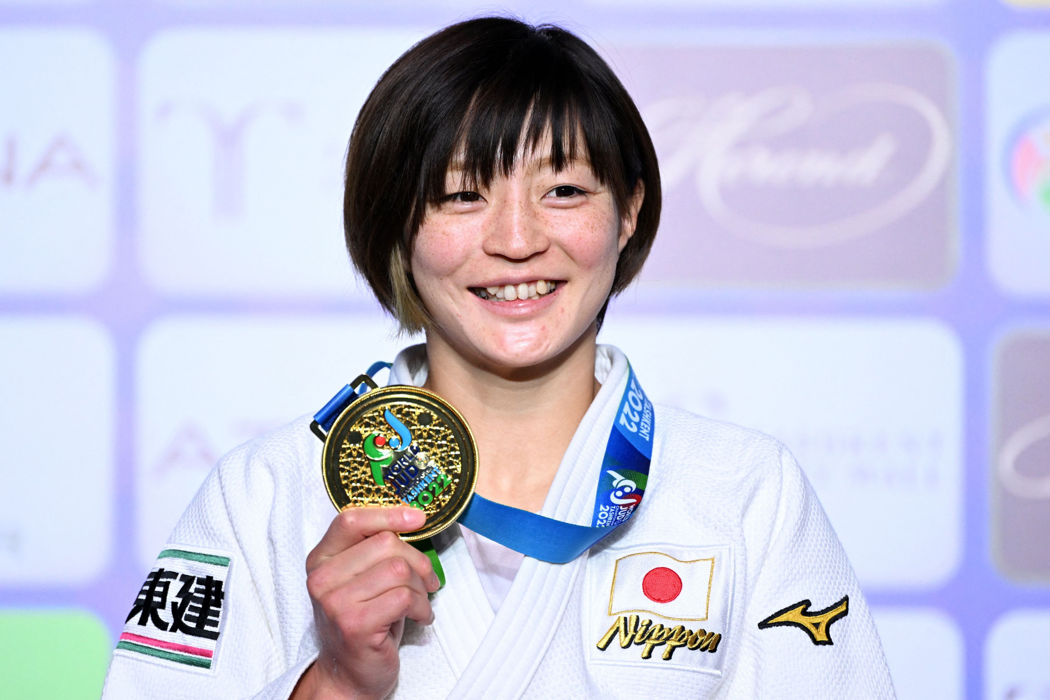 Takato's compatriot Natsumi Tsunoda ensured a gold medal clean sweep for Japan with victory in the women's under-48kg division ©Getty Images