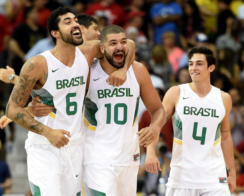 Hosts Brazil will play in Group B of the men's competition