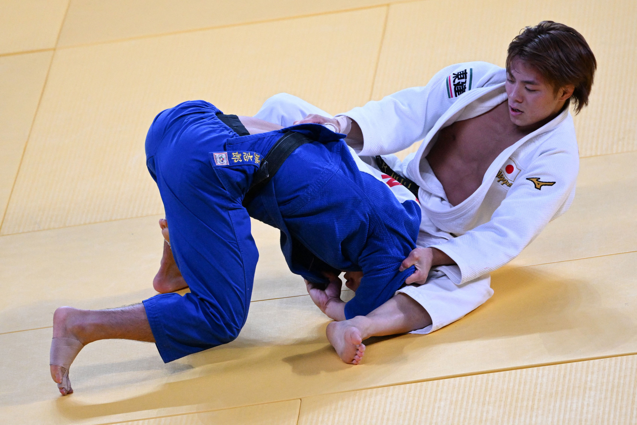 Hifumi Abe clinched a third World Judo Championships title today in Tashkent ©Getty Images