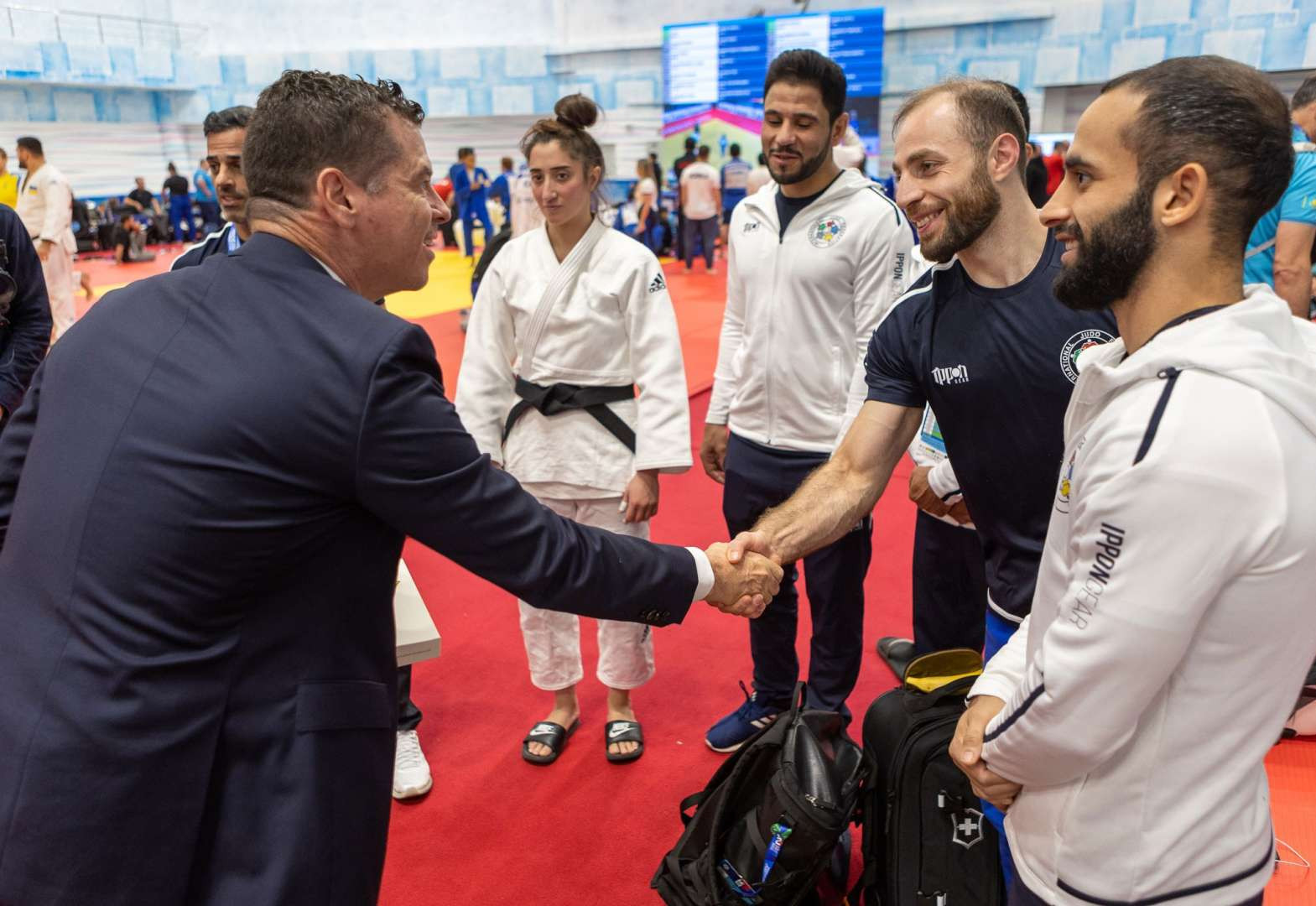 Kit McConnell praised the IJF's work in supporting refugee athletes at the Judo World Championships ©IJF