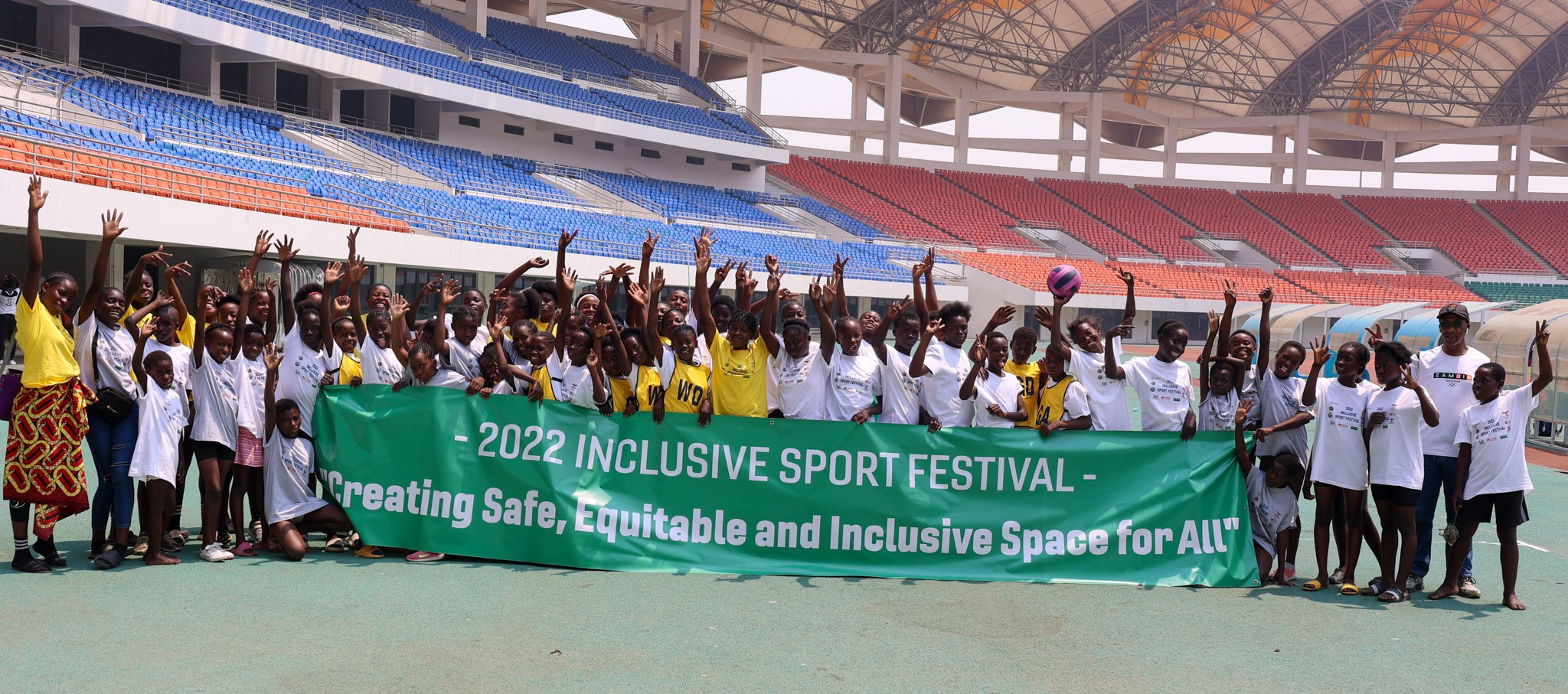 The National Heroes Stadium in Lusaka was the venue for the Inclusive Sports Festival ©NOCZ