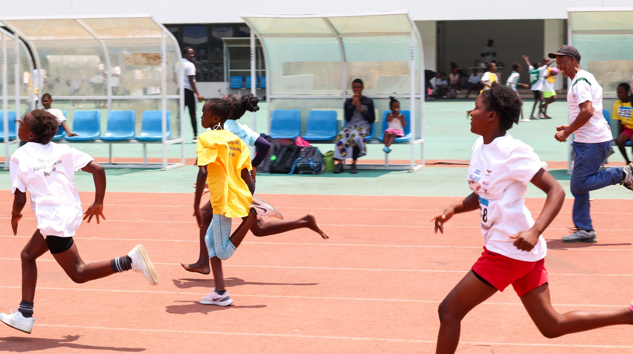 Athletics was among the sports that featured at the Inclusive Sports Festival ©NOCZ
