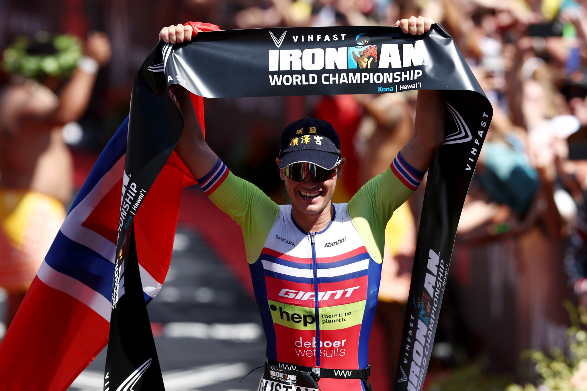 Gustav Iden is the men's Ironman World Championship winner for the first time ©Getty Images