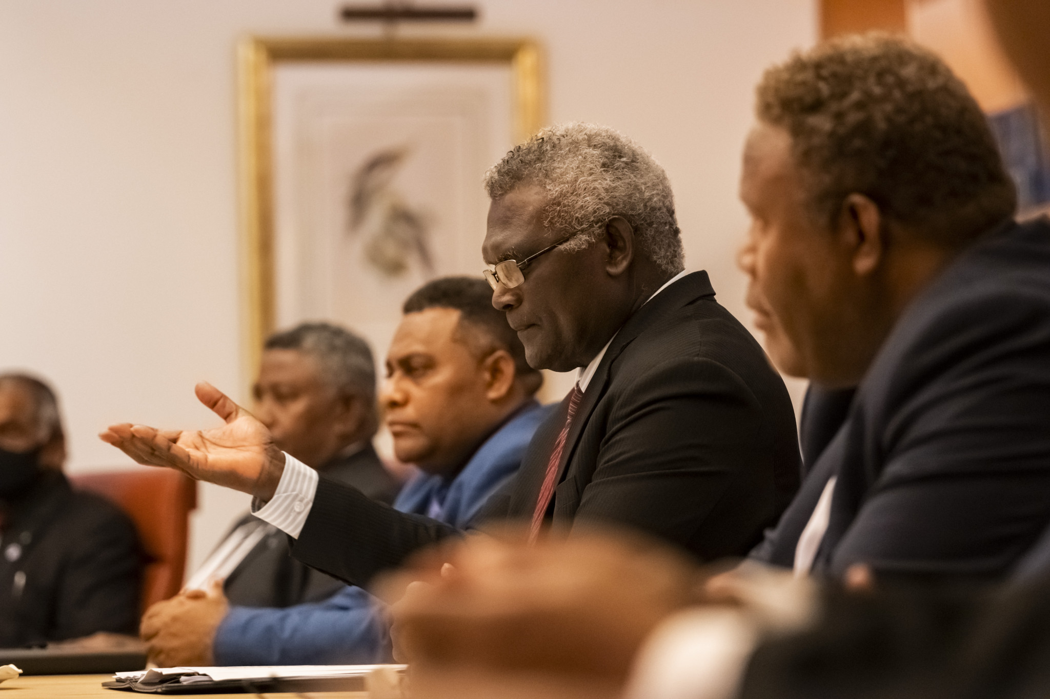 Solomon Islands Prime Minister Manasseh Sogavare has thanked Australia for supporting the staging of the Pacific Games ©Getty Images