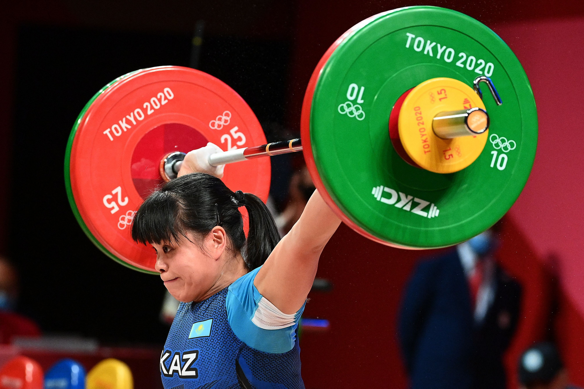Zulfiya Chinshanlo was a bronze medallist at the Tokyo 2020 Olympics ©Getty Images