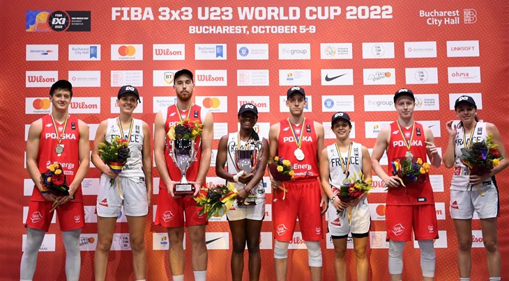 Poland and France win respective men's and women's titles at FIBA 3x3 U23 World Cup