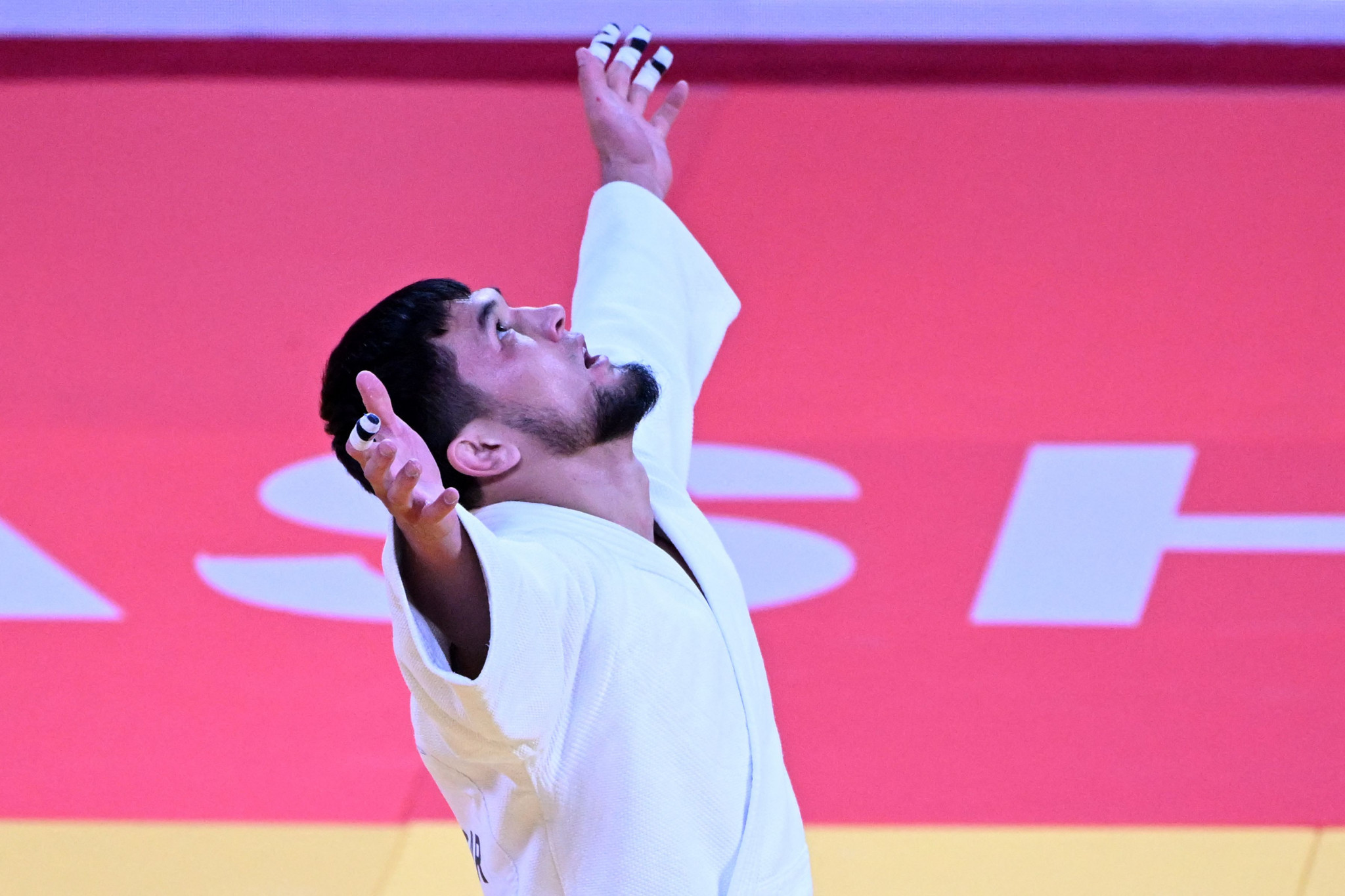 Davlat Bobonov won Uzbekistan's first medal at the 2022 World Judo Championships ©Getty Images