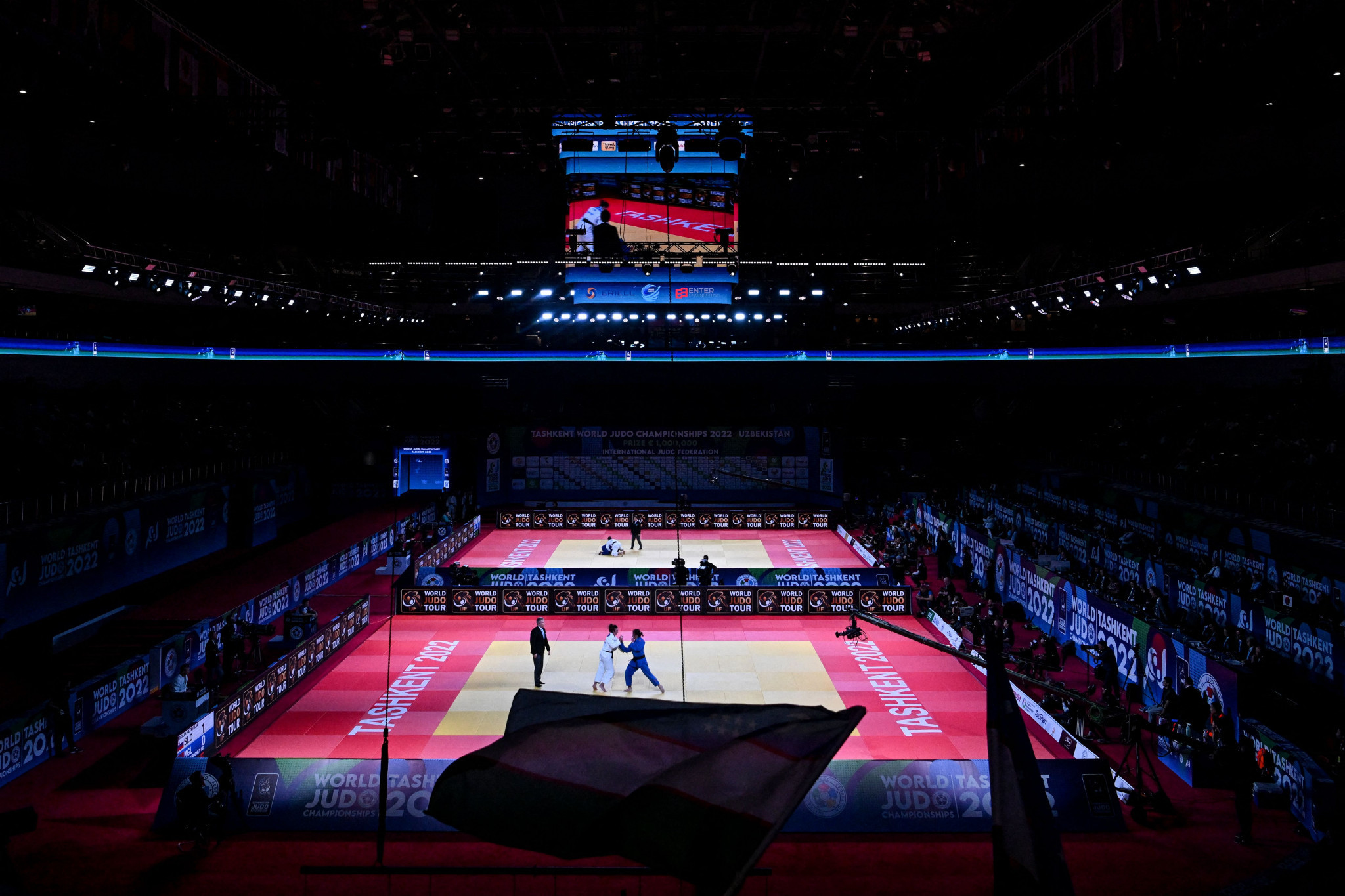 The Humo Arena welcomed crowds back for the sixth day of competition at the World Judo Championships ©Getty Images