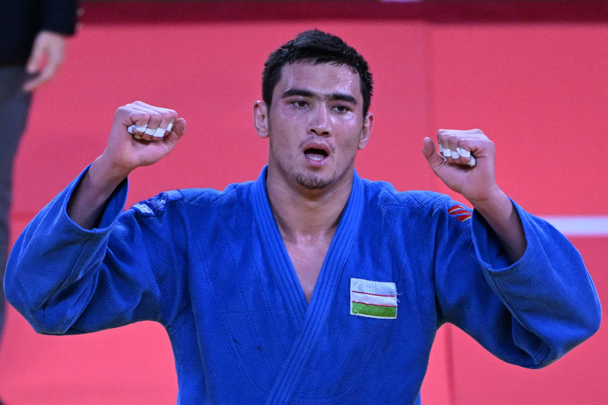 Muzaffarbek Turoboyev won Uzbekistan's second straight men's gold medal at the World Judo Championships in Tashkent ©Getty Images