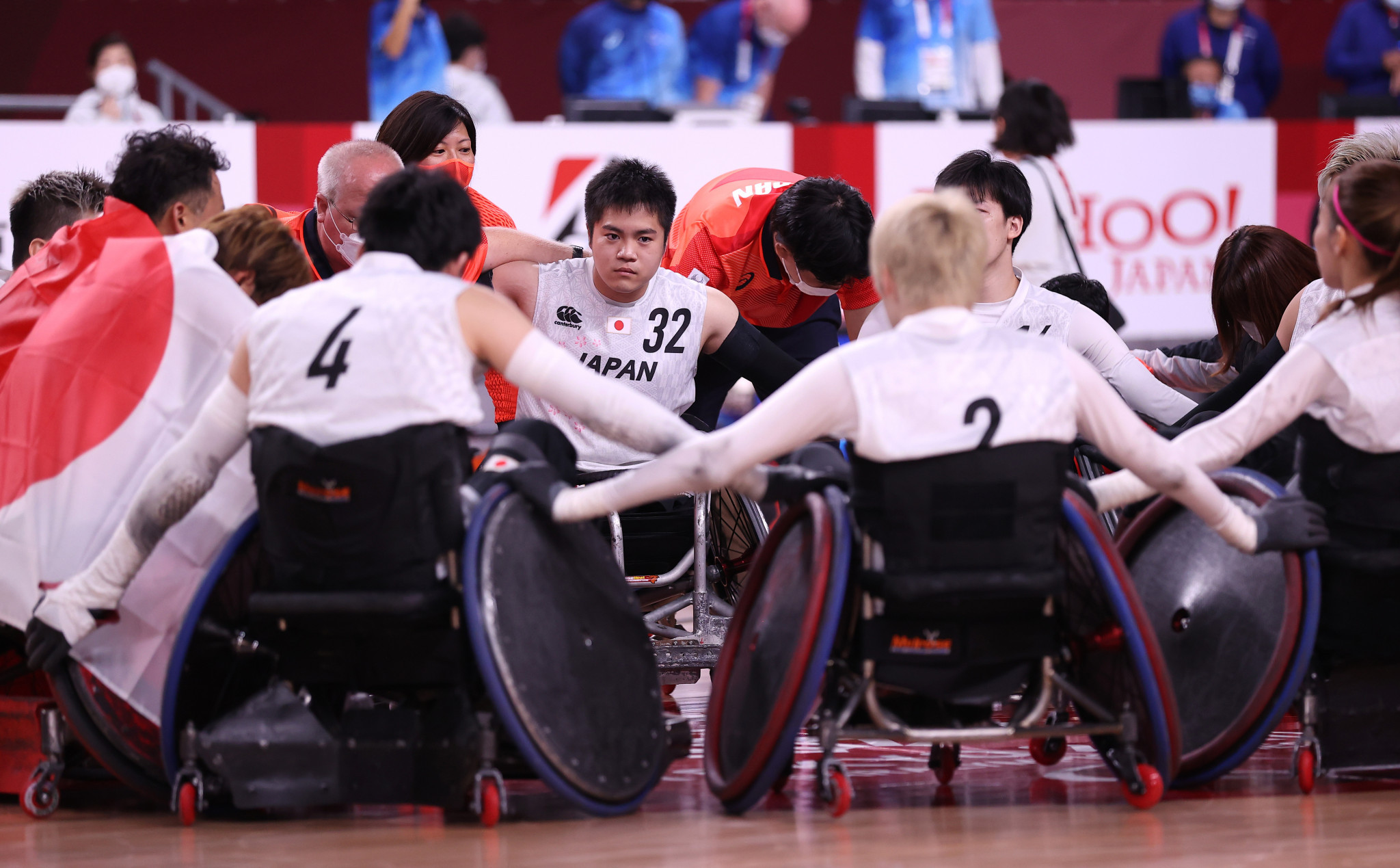 Japan won both their fixtures on the second day of the World Wheelchair Rugby Championship in Vejle ©Getty Images