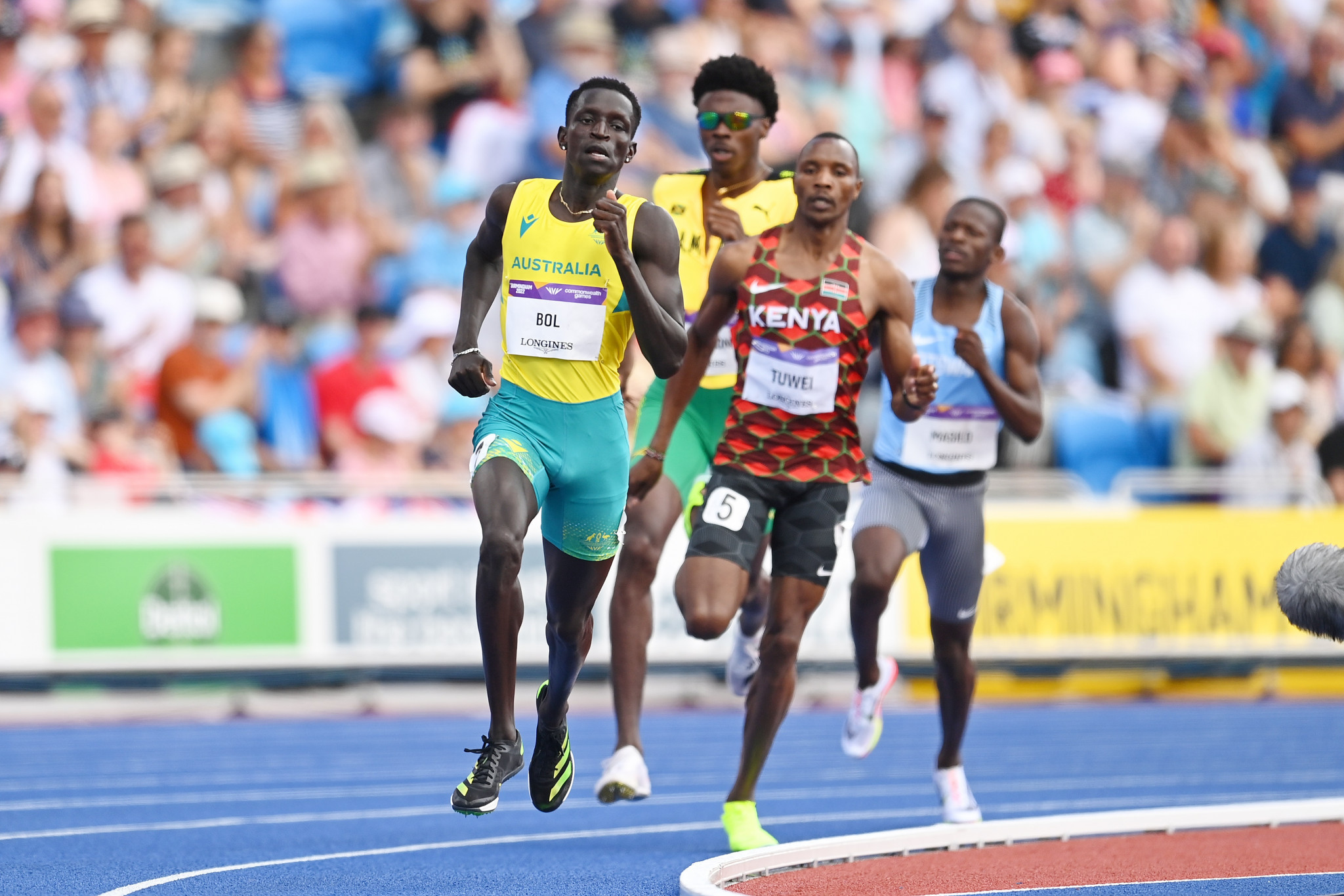 Sudan-born Bol claimed men's 800m silver at the Birmingham 2022 Commonwealth Games ©Getty Images