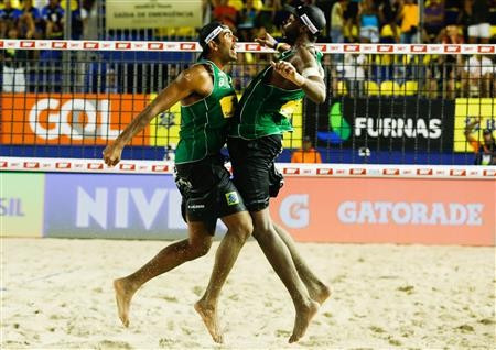 Two Brazilian pairings reached the quarter-finals stage of the Rio Grand Slam ©FIVB