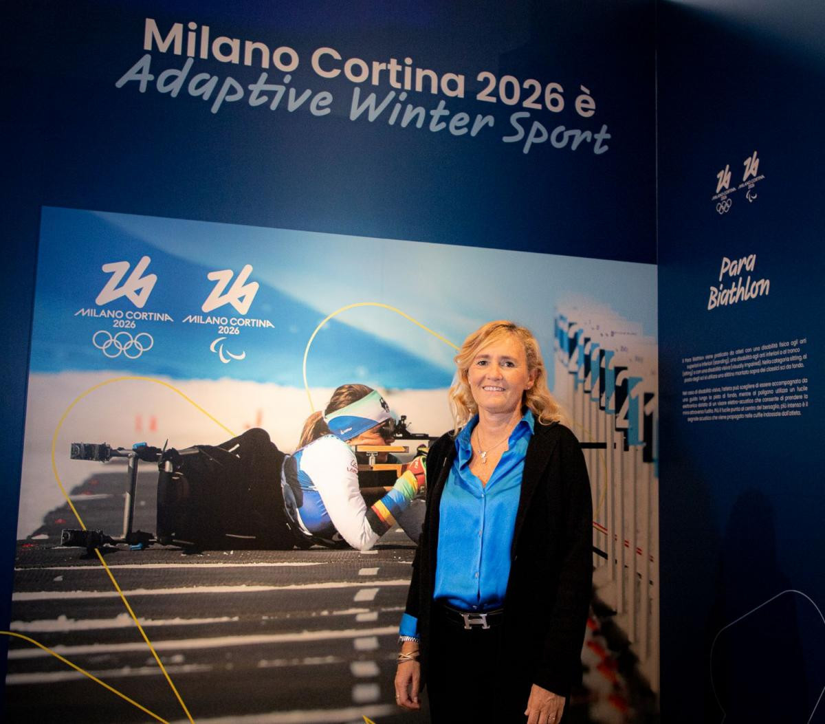 The four-year Adaptive Sport educational project is "a first concrete signal of the commitment of Milano Cortina 2026 to the inclusion and promotion of Paralympic values" according to Diana Bianchedi, Games project director of Milan Cortina 2026 ©Milan Cortina 2026 