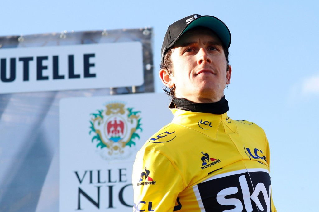 Geraint Thomas moved into the race lead at Paris-Nice ©Getty Images