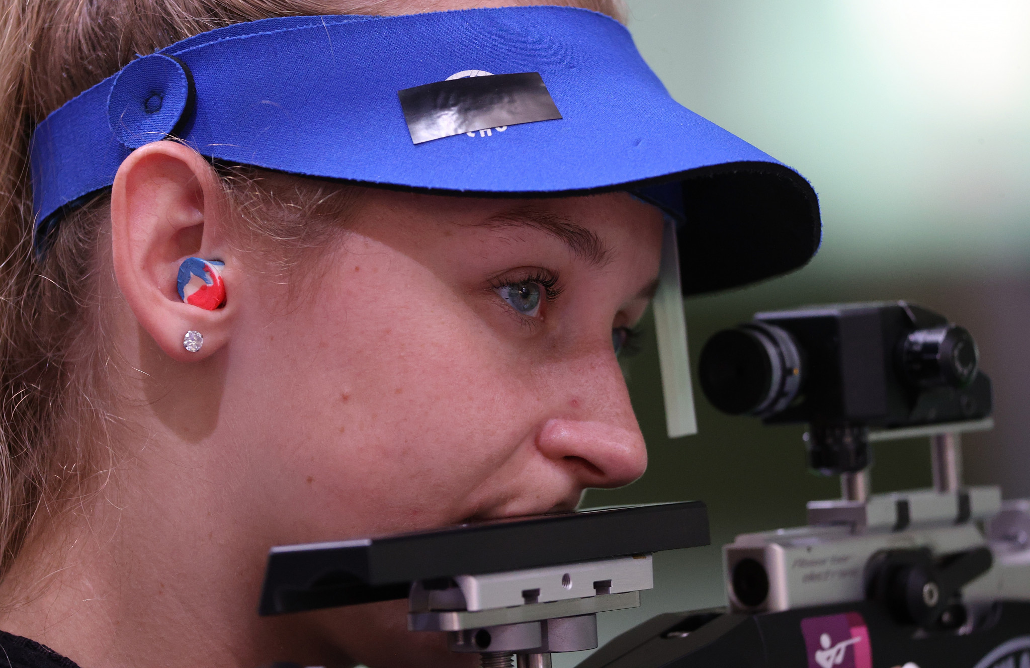 Alison Marie Weisz of the United States won the women's 10 metres air rifle title at the World Shooting Championships in Cairo ©Getty Images