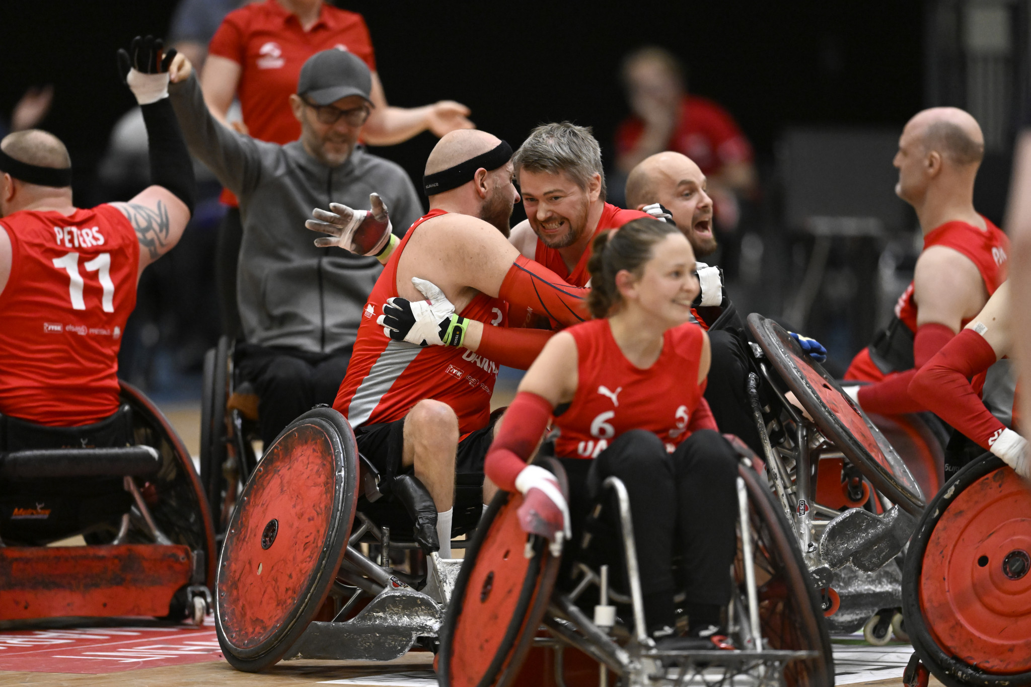 Party erupts as Denmark stun France at World Wheelchair Rugby Championship