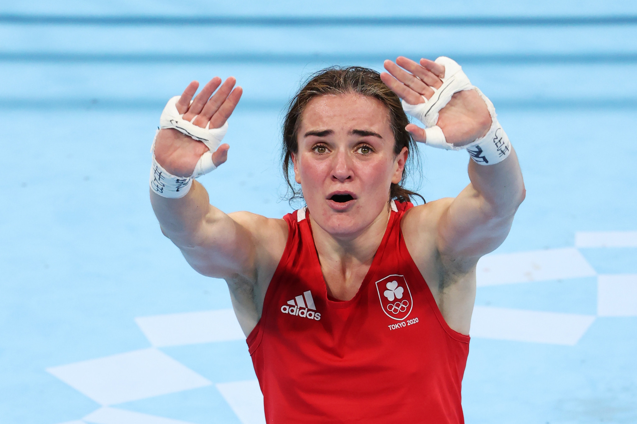 Olympic champion Kellie Harrington made a convincing start at the European Women's Boxing Championships ©Getty Images