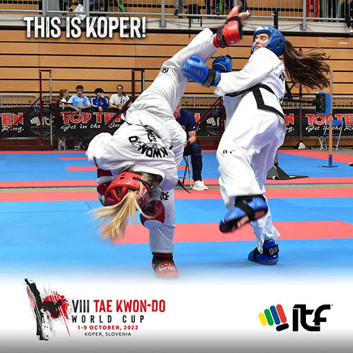 More than 1,300 athletes from 52 countries competed in the eighth Taekwon-Do World Cup in Koper, Slovenia ©ITF