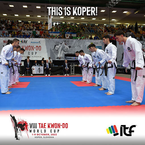 More than 1,300 athletes from 52 countries competed in the eighth Taekwon-Do World Cup in Koper, Slovenia ©ITF