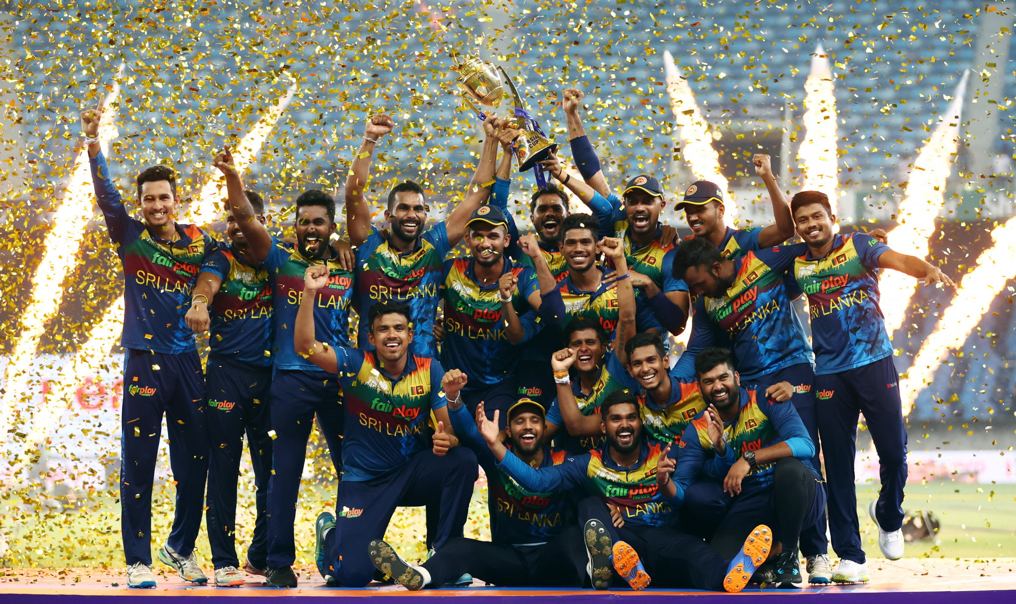 Sri Lanka enter the World Cup in good form, having recently become Asian champions ©Getty Images