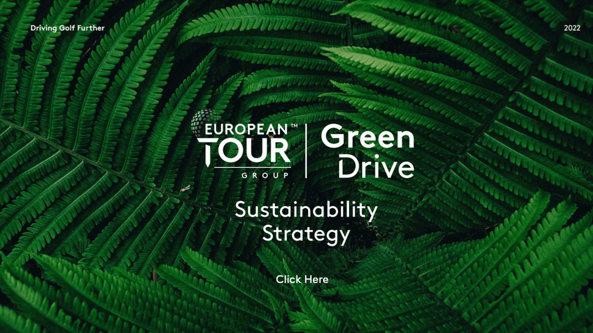 The European Tour Group has become the first professional golf tour to sign up for the Race to Zero climate action pledge ©DP World Tour