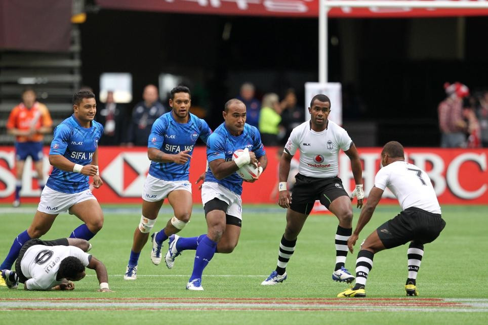 Overall leaders Fiji among three sides to reach Vancouver Sevens quarter-finals with unbeaten record