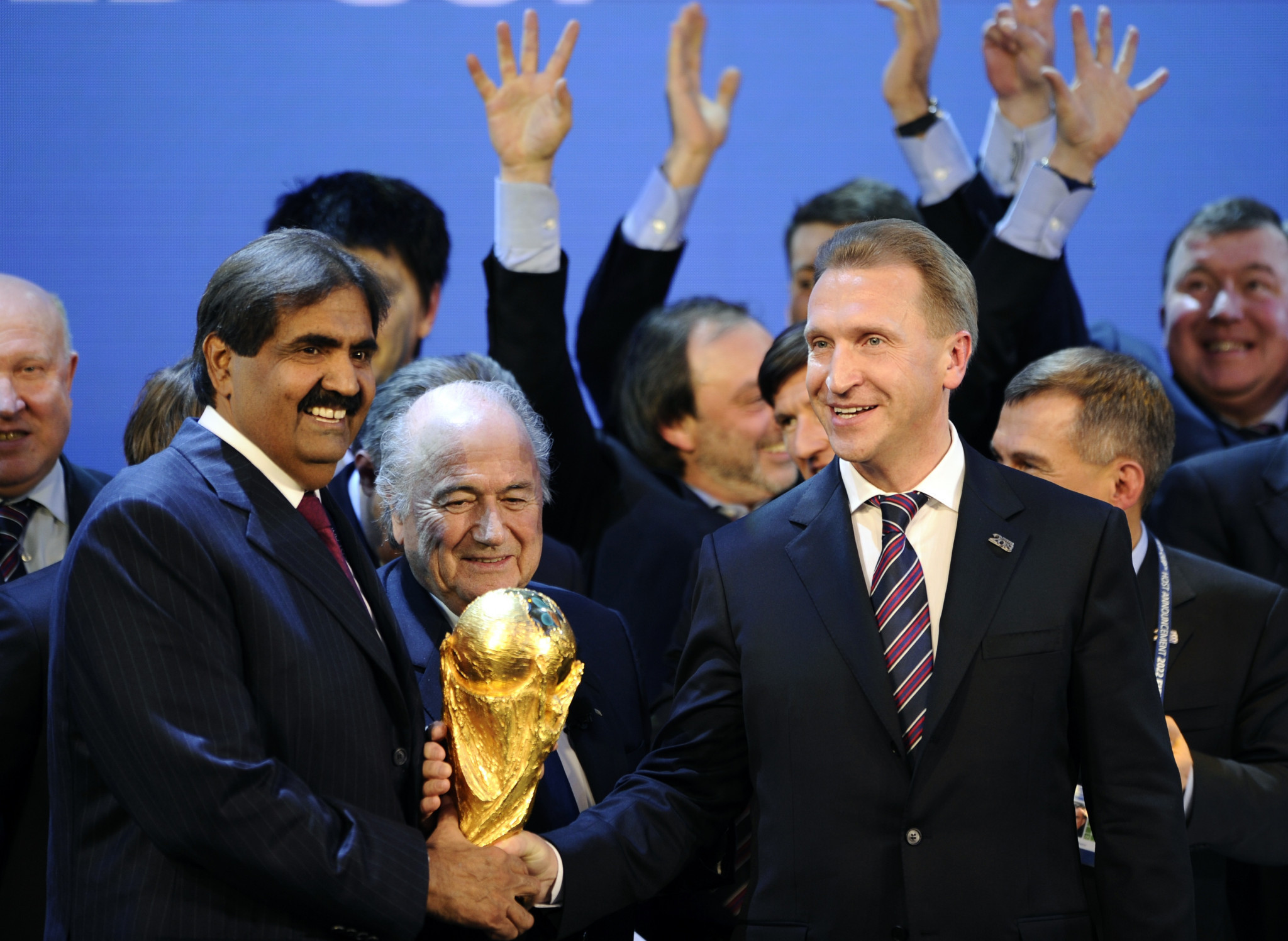 Russia and Qatar were controversially awarded hosting rights for the 2018 and 2022 World Cups in 2010 ©Getty Images