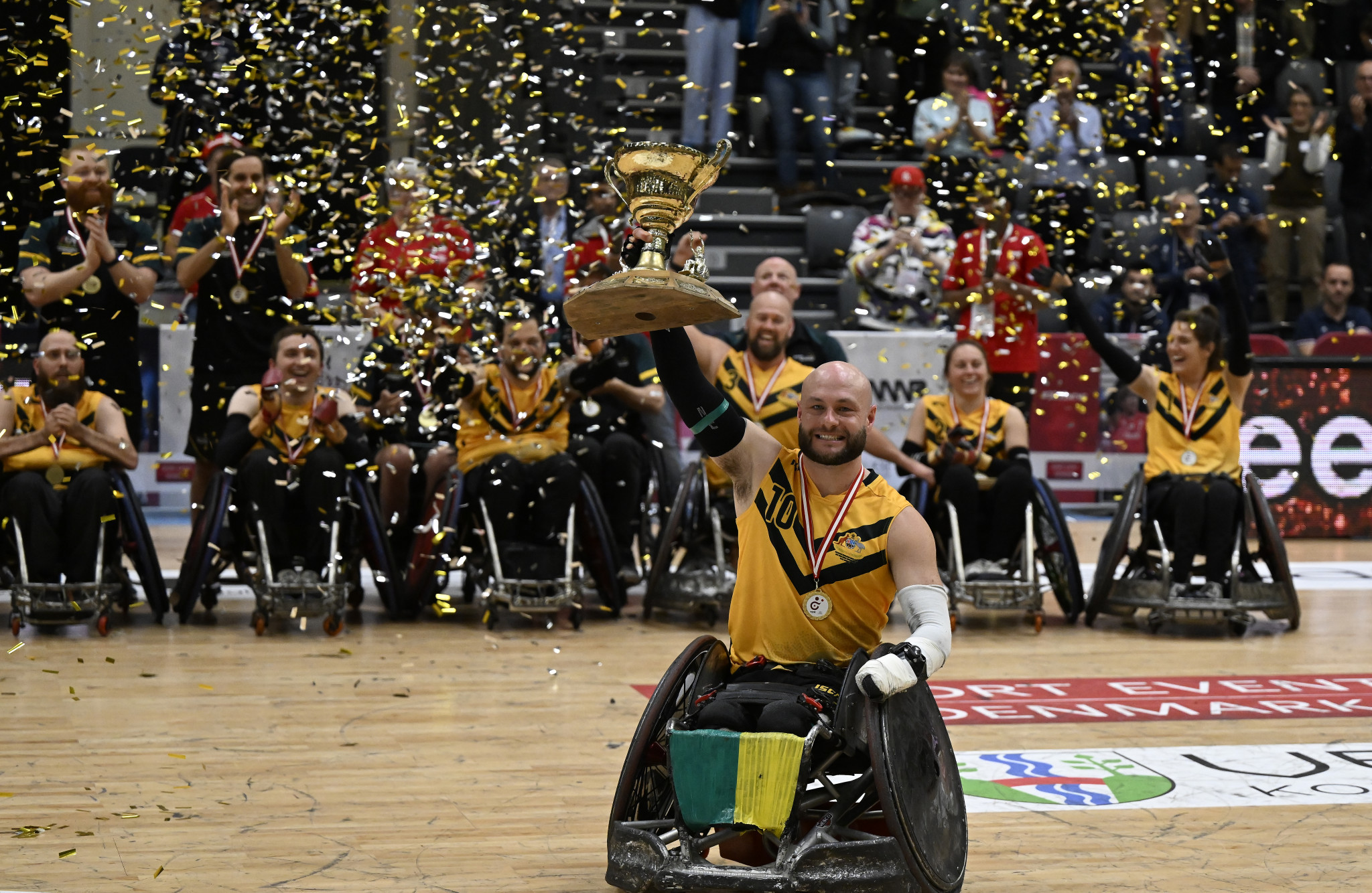 Australia have won the World Wheelchair Rugby Championship for the second time ©Lars Møller/Parasport Denmark