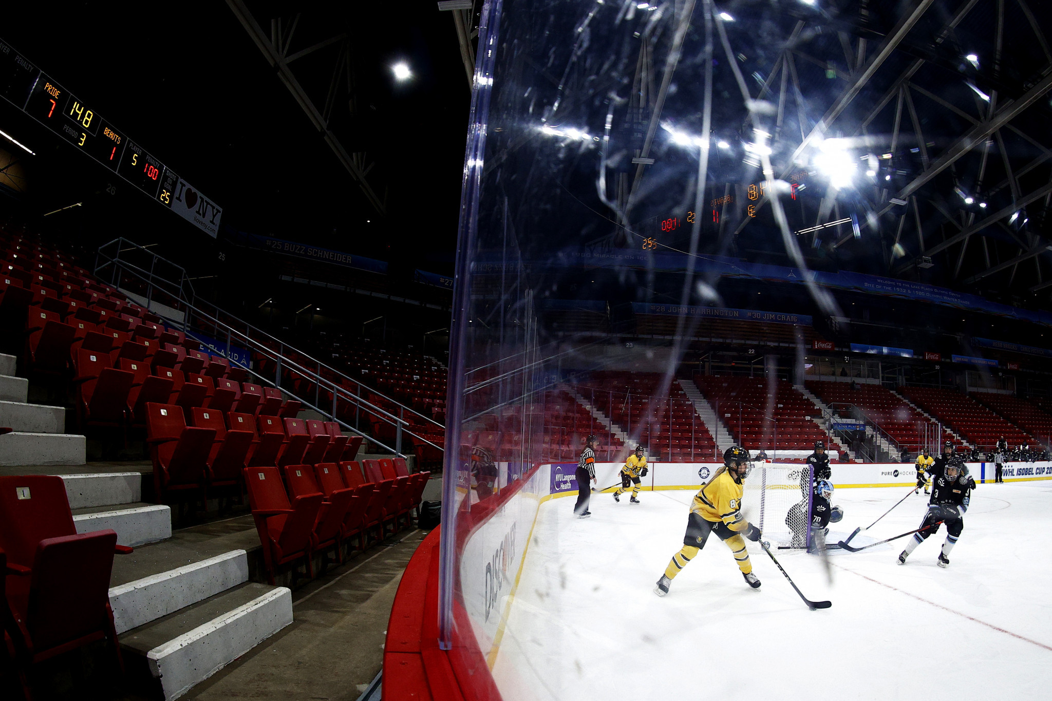 Competition venues such as the Herb Brooks Arena were inspected ©Getty Images
