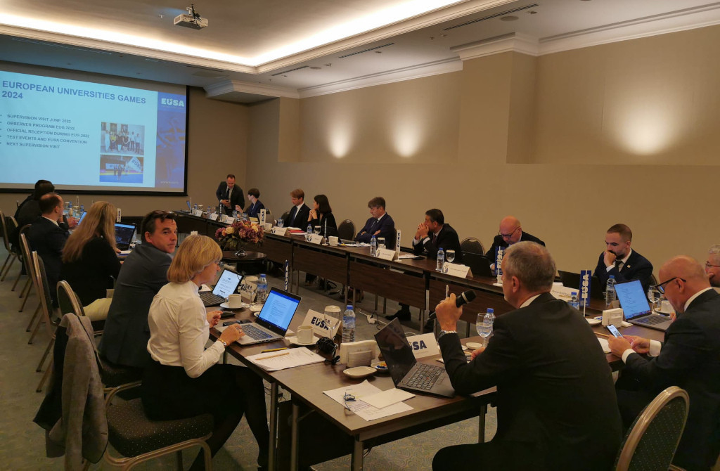 The European Universities Championship 2023 were a main discussion point as the European University Sports Association (EUSA) met in Istanbul for its second executive committee meeting of the year ©EUSA
