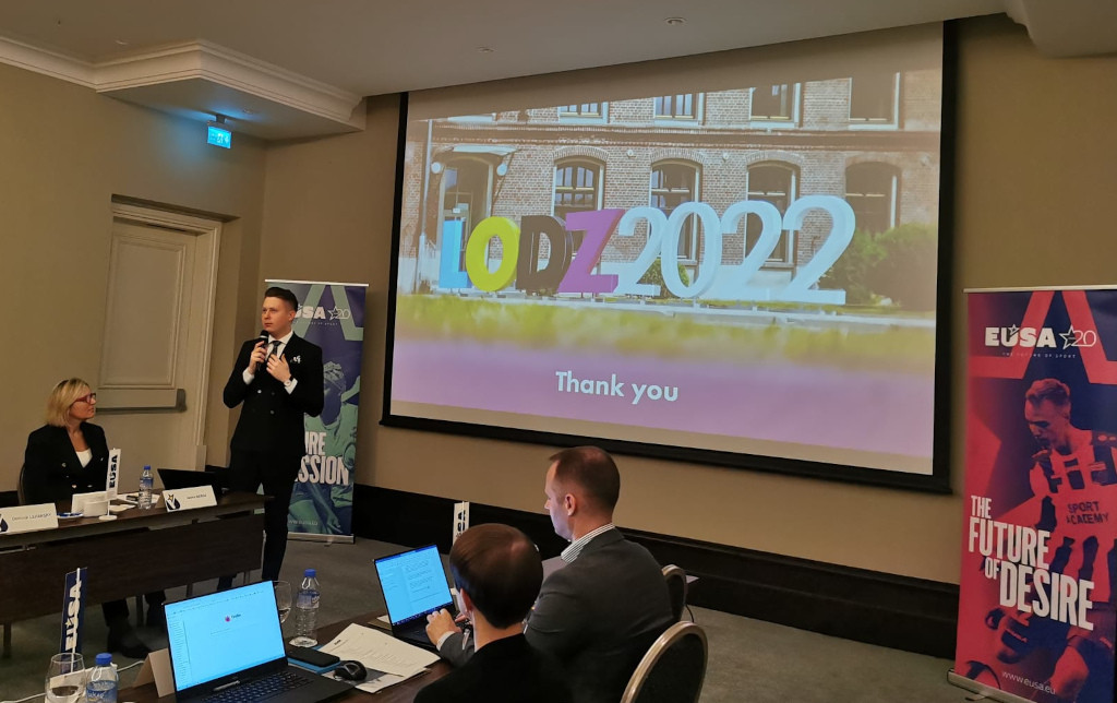 The European Universities Games Lodz 2022 (EUG2022) were reviewed at the EUSA executive committee meeting in Istanbul ©EUSA