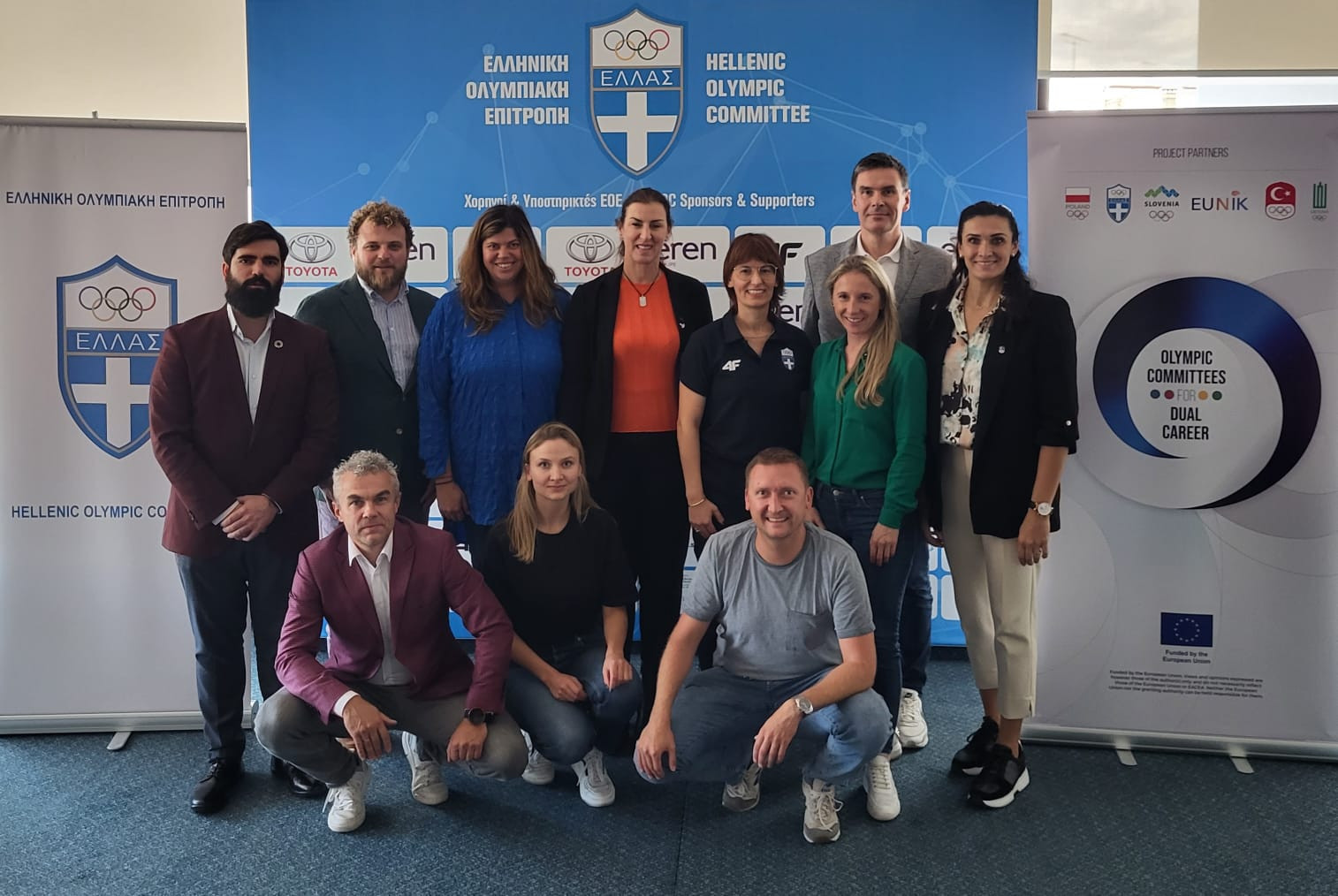 Representatives of anti-doping bodies from around the world convened in Athens to discuss the European Olympic Committees for Dual Career project ©HOC