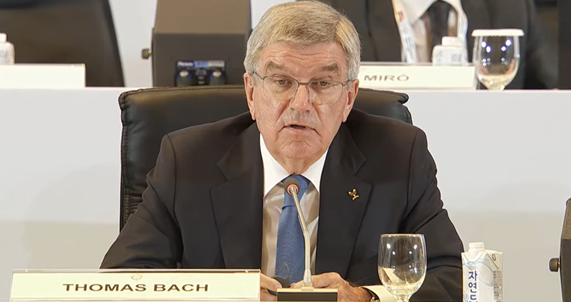 Thomas Bach met with the Gangwon 2024 Organising Committee for a report on preparations ©ANOC