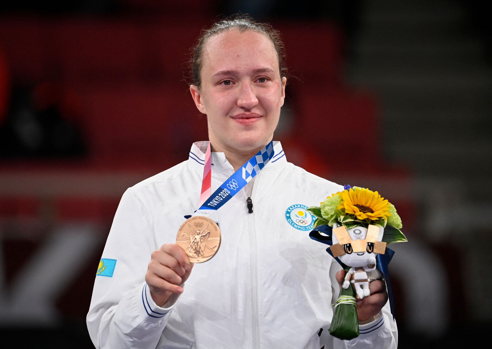 Karateka Sofya Berultseva was among Kazakhstan's bronze medallists during the Tokyo 2020 Olympics ©Getty Images