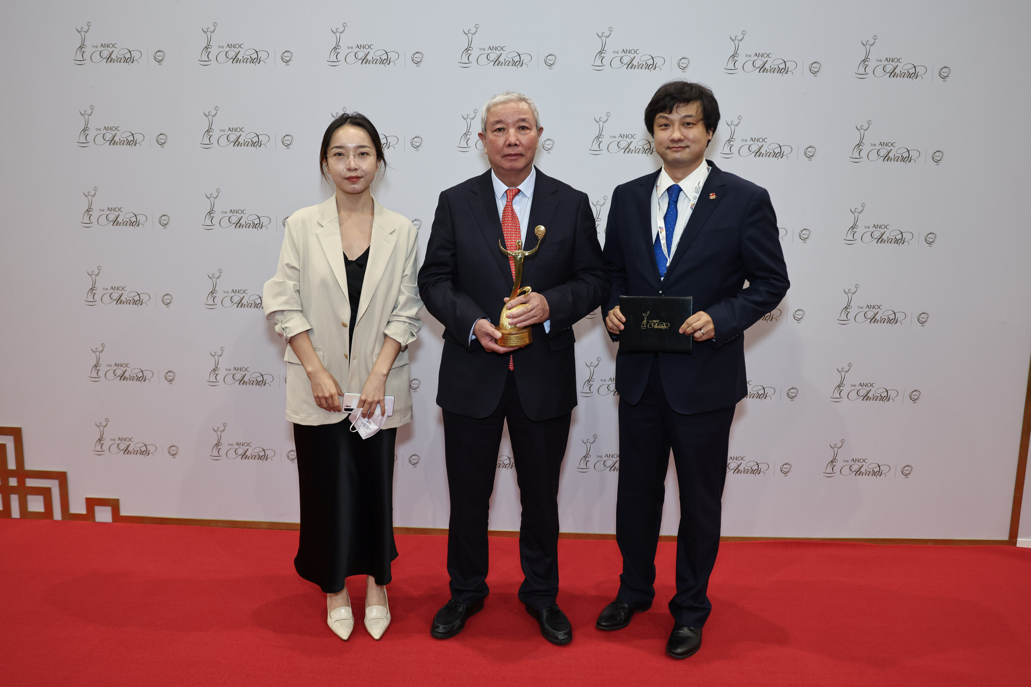 The Chinese Olympic Committee earned the outstanding NOC of Beijing 2022 award after placing third on the medal table with nine golds ©ANOC