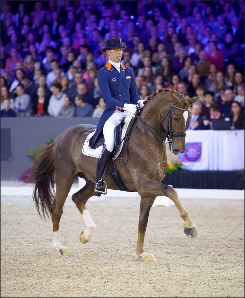 The Netherlands' Hans Peter Minderhoud earned victory in front of a home crowd ©FEI