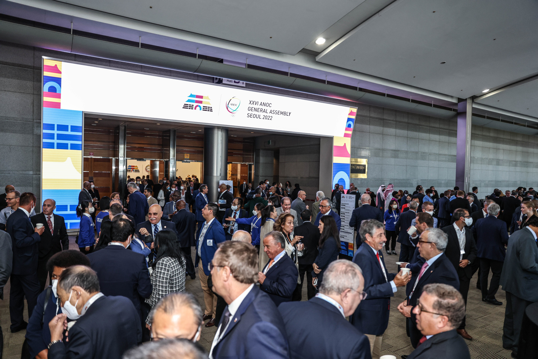 Delegates from around 190 countries gathered for the ANOC General Assembly in Seoul ©ANOC