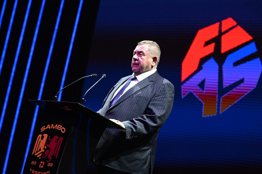 FIAS President Vasily Shestakov picked out the national teams from Kazakhstan and Armenia for praise ©FIAS