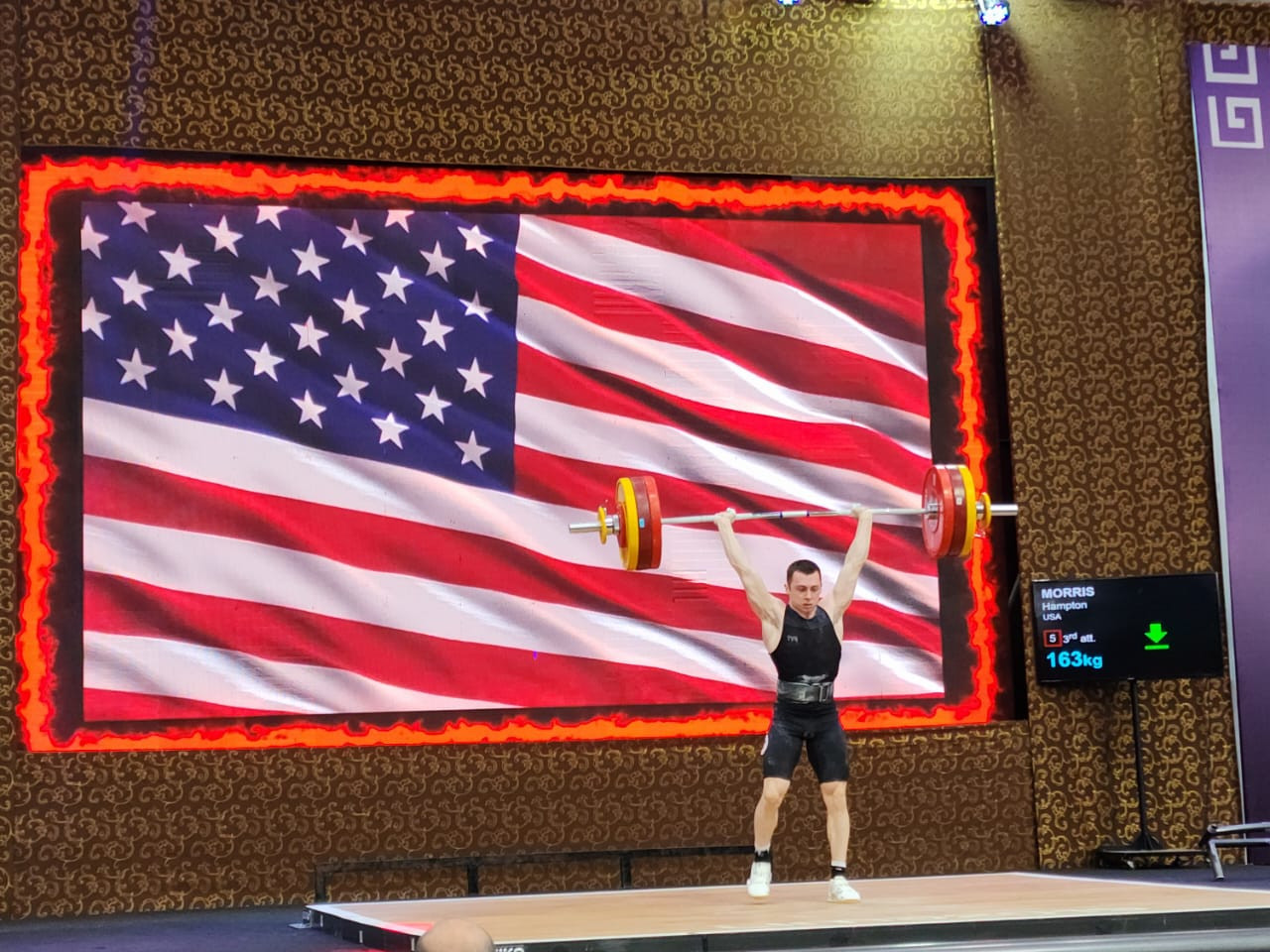 Another record for American teenager Morris at landmark weightlifting event