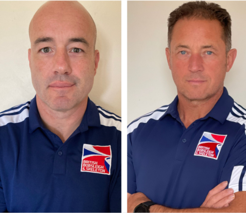 Mark Silva, left, and Graham Richardson have been appointed as British Bobsleigh Performance Director and Head Coach respectively for the new Olympic cycle ©BBSA