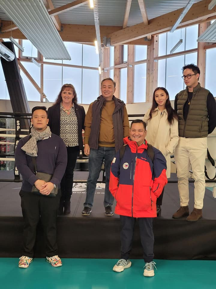 Officials from the Philippine Olympic Committee, led by President Bambol Tolentino, have visited France to inspect possible training venues ©Facebook/TolentinoBambol