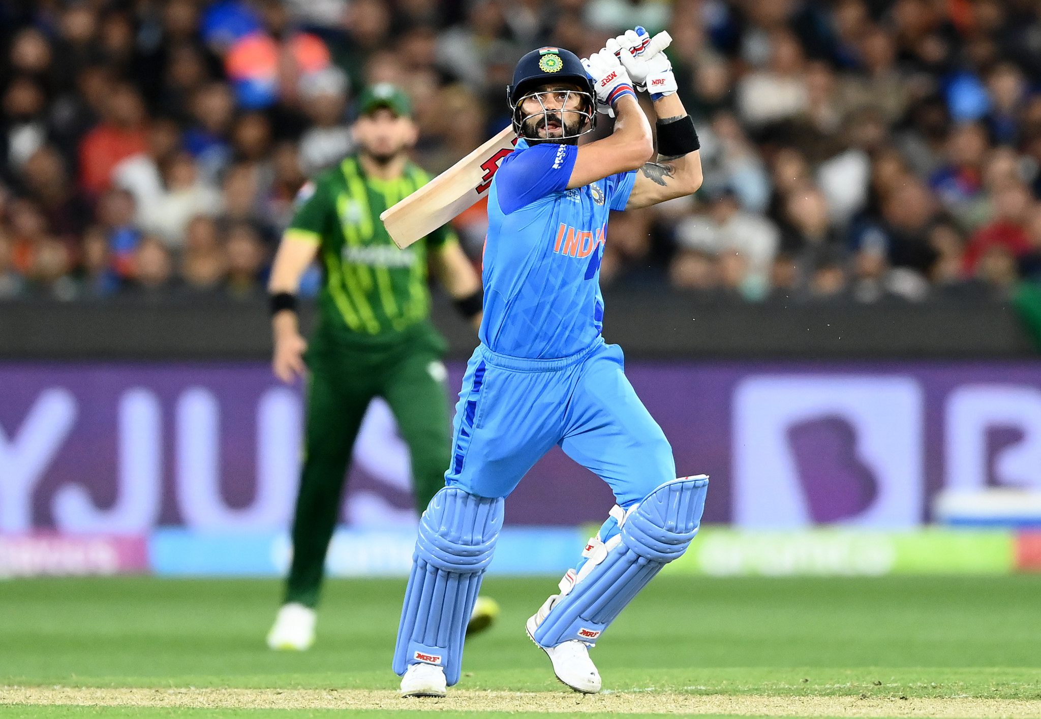 A special innings from Virat Kohli saw India beat Pakistan in one of the T20 World Cup's marquee matches ©Getty Images
