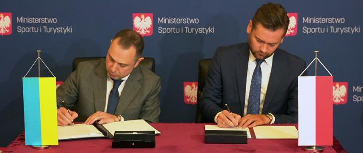 Poland and Ukraine Sports Ministers sign programme of sporting cooperation